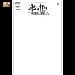 Buffy the Vampire Slayer #25 (Blank Variant Cover D)